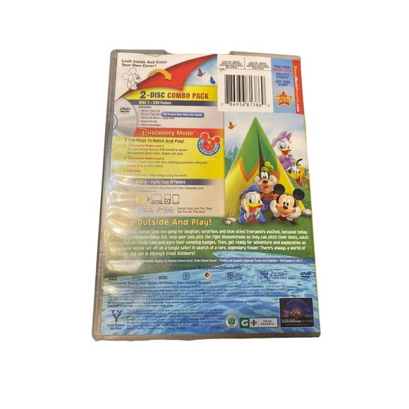 Mickey Mouse clubhouse mickey's great outdoors dvd digital copy DVD movie - Picture 3 of 6
